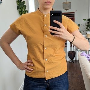 Theory short sleeves button up